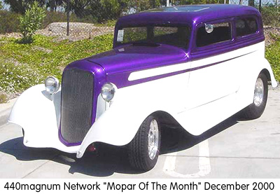Mopar Of The Month - 1934 Plymouth 2 Door Sedan By Ron Podsiadly.