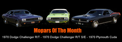 1970 Dodge Challenger RT - 1970 Dodge Challenger RT SE - 1970 Plymouth Cuda - Image 1.