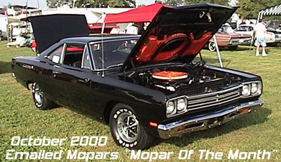 Mopar Of The Month - 1969 Plymouth Road Runner By David Kincaid.