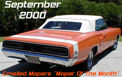 Mopar Of The Month - 1970 Dodge Coronet R/T Convertible By Art Nicholson.