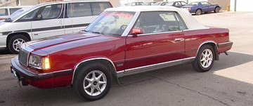 1986 Chrysler LeBaron Convertible