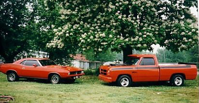1970 Plymouth Cuda, 1987 Dodge Ram