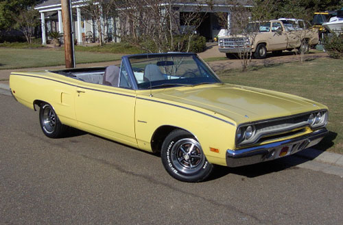 1970 Plymouth Satellite Convertible By Brad Graham