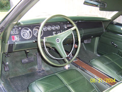 1969 Dodge Charger R/T Inside