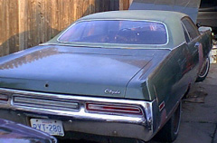 1971 Chrysler Newport Custom Rear