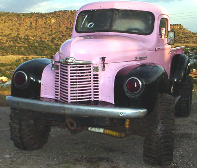 1949 IHC K5 powered by a 413 Dodge engine and a 1968 Power Wagon running gear.