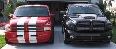 2005 Dodge Ram SRT-10 and 1997 Dodge Ram