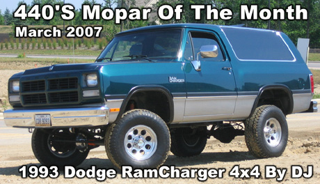 1993 Dodge Ramcharger 4x4 By DJ