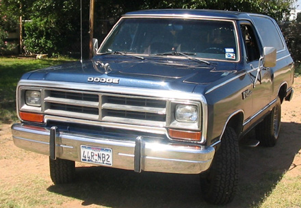 1987 Dodge Ramcharger 4x4 By Jonathan Chapman