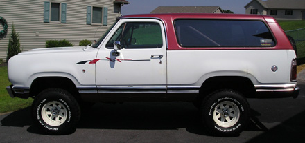 1979 Dodge Ramcharger 4x4 By Brian