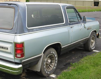 1986 Dodge RamCharger 4x2 By Randy Finch