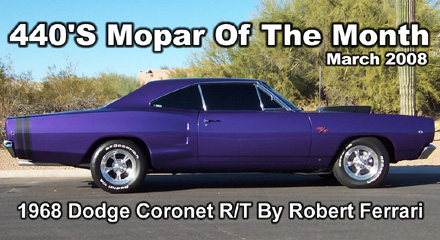 Mopar Of The Month: 1968 Dodge Coronet R/T By Robert Ferrari