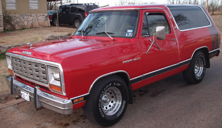 1983 Dodge Ramcharger 4x2 By Jarrod Walker - Update!