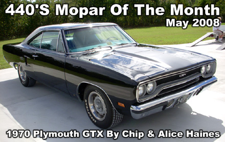 Mopar Of The Month: 1970 Plymouth GTX By Chip & Alice Haines