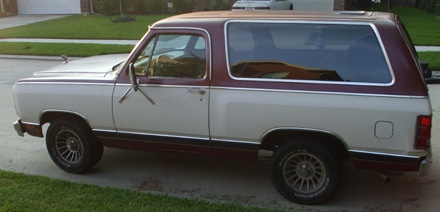 1984 Dodge Ramcharger 4x2 By Bryan Adkins