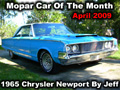 1965 Chrysler Newport By Jeff. 383, 11.5 inch disc brake conversion and more.