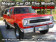 Mopar Truck Of The Month - 1976 Plymouth Trailduster 4x4 By Erik Tilemans.
