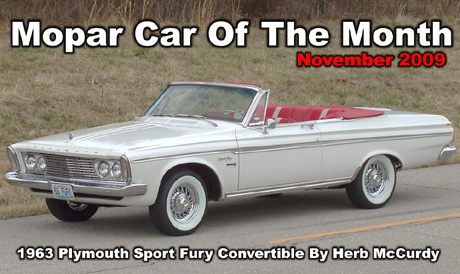 1963 Plymouth Sport Fury Convertible By Herb McCurdy