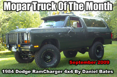 1984 Dodge RamCharger 4x4 By Daniel Bates