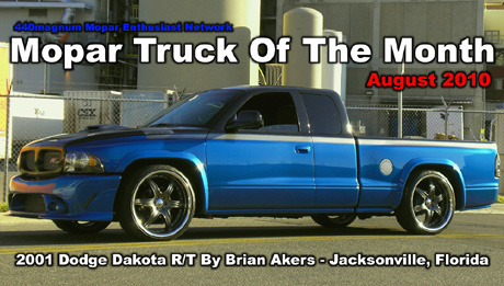 440'S Mopar Truck Of The Month for August 2010