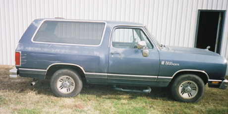 1989 Dodge RamCharger 4x2 By Rex Felker