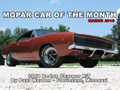 Mopar Car Of The Month - 1968 Dodge Charger R/T by Paul Warden.