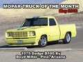 Mopar Truck Of The Month - 1975 Dodge D100 Truck By Boyd Miller