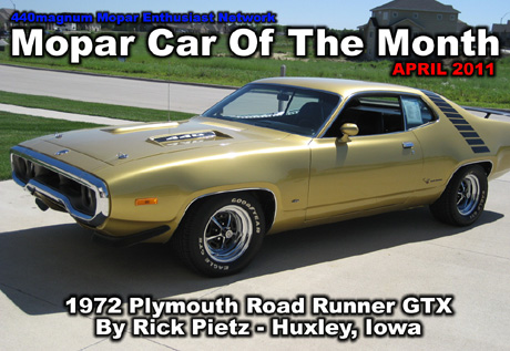 440's Mopar Car Of The Month for April 2011