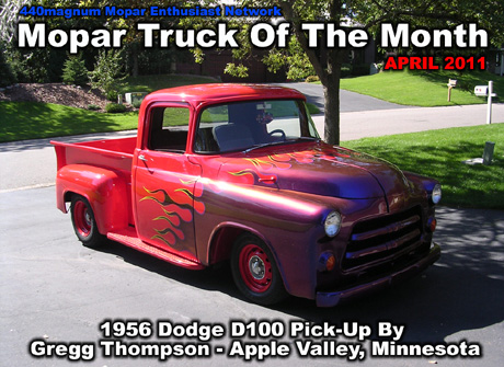 440's Mopar Truck Of The Month for April 2011: