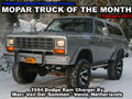 Mopar Truck Of The Month - 1984 Dodge Ram Charger By Marc Van Der Sommen