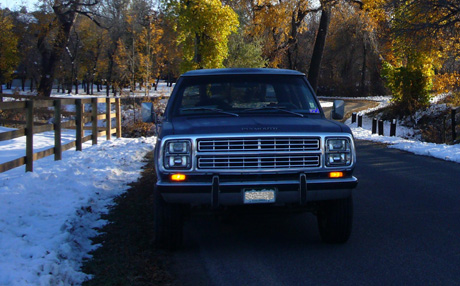 1979 Plymouth TrailDuster By Mark Brunson - Early snowfall, Colorado City!