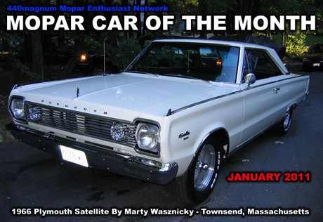 440'S Mopar Car Of The Month For January 2011