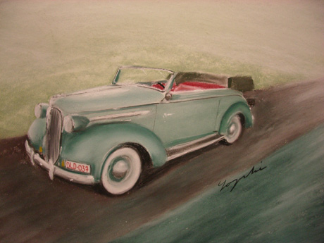 1937 Chrysler Six Deluxe Convertible By Bruno Costers