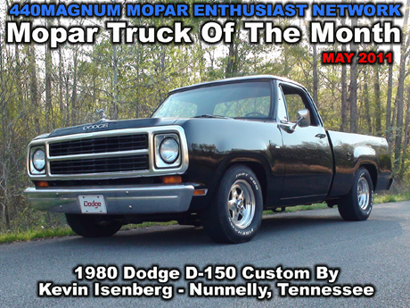 440'S Mopar Truck Of The Month for May 2011