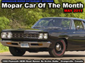 Mopar Car Of The Month - 1968 Plymouth Road Runner, Hemi 2 door coupe by Archie Duiker