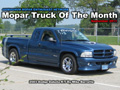 Mopar Truck Of The Month - 2003 Dodge Dakota R/T By Mike Barrette.