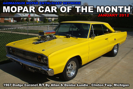 Mopar Car Of The Month for January 2012