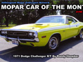 Mopar Car Of The Month - 1971 Dodge Challenger R/T By Randy Hoepker.