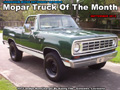 Mopar Truck Of The Month - 1975 Dodge RamCharger 4x4 By Kenny Fife.
