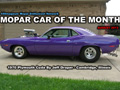 Mopar Car Of The Month - 1970 Plum Crazy Purple Cuda by Jeff Draper.