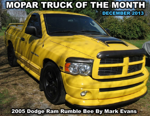 Mopar Truck Of The Month December 2013: 2005 Dodge Ram Rumble Bee