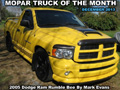 Mopar Truck Of The Month - 2005 Dodge Ram Rumble Bee By Mark Evans.