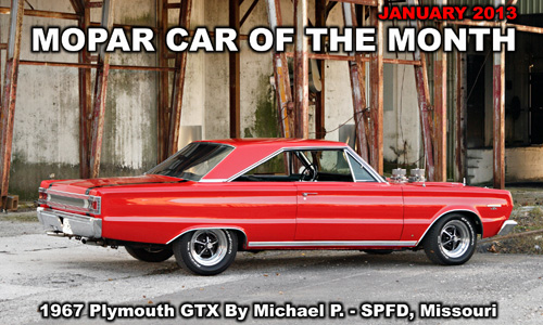 Mopar Car Of The Month For January 2013