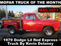 Mopar Truck Of The Month - 1979 Dodge Lil Red Express Truck