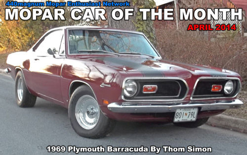 Mopar Car Of The Month For April 2014