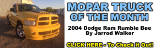 Mopar Truck Of The Month - 2004 Dodge Ram Rumble Bee By Jarrod Walker.