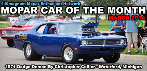 Mopar Car Of The Month For March 2014