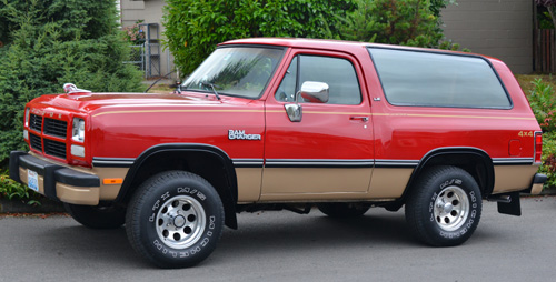 1991 Dodge Ramcharger 4x4 By Richard Denniston