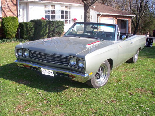 1969 Plymouth Road Runner Convertible By Albert Bohem