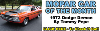 Mopar Car Of The Month - 1972 Dodge Demon